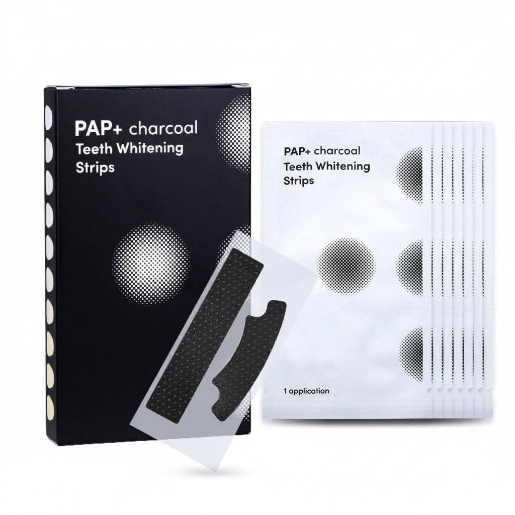 GlowStrip Pro — PAP Activated Charcoal Teeth Whitening Strips