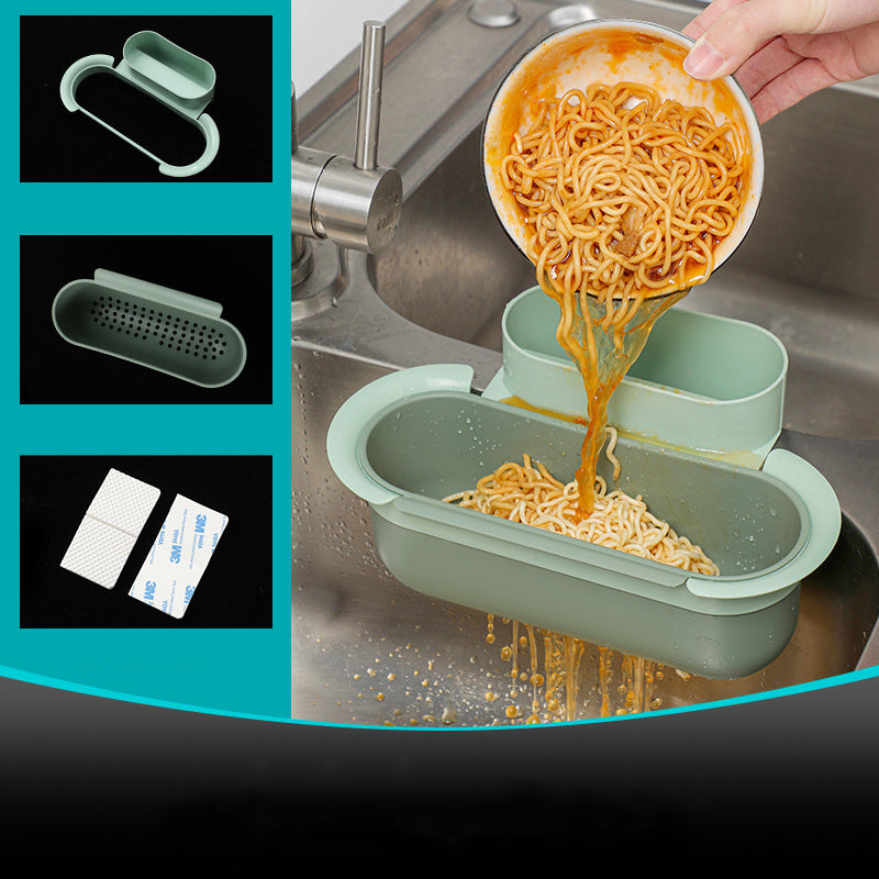 CleanSink Pro — Stainless Sink Drain Filter & Rack