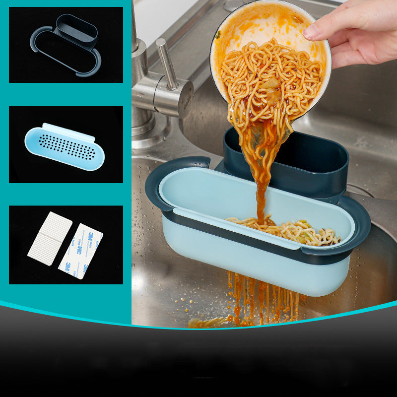 CleanSink Pro — Stainless Sink Drain Filter & Rack