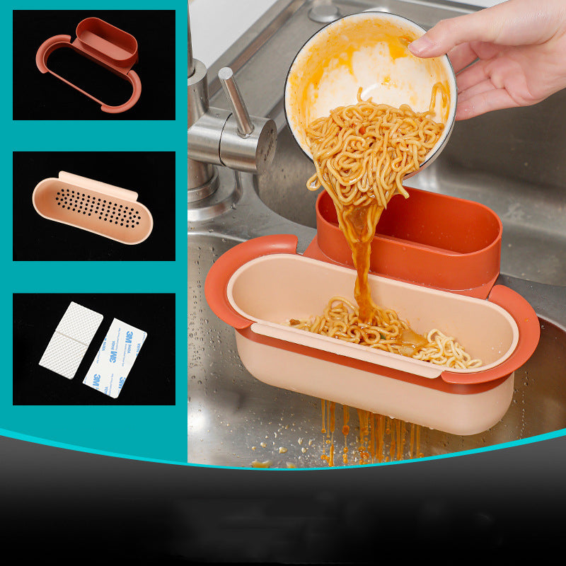 CleanSink Pro — Stainless Sink Drain Filter & Rack