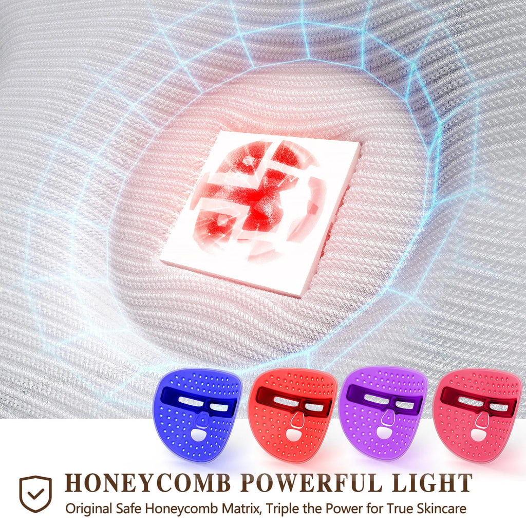 GlowPro LED Face Mask -- Red Light Therapy Skin Rejuvenator