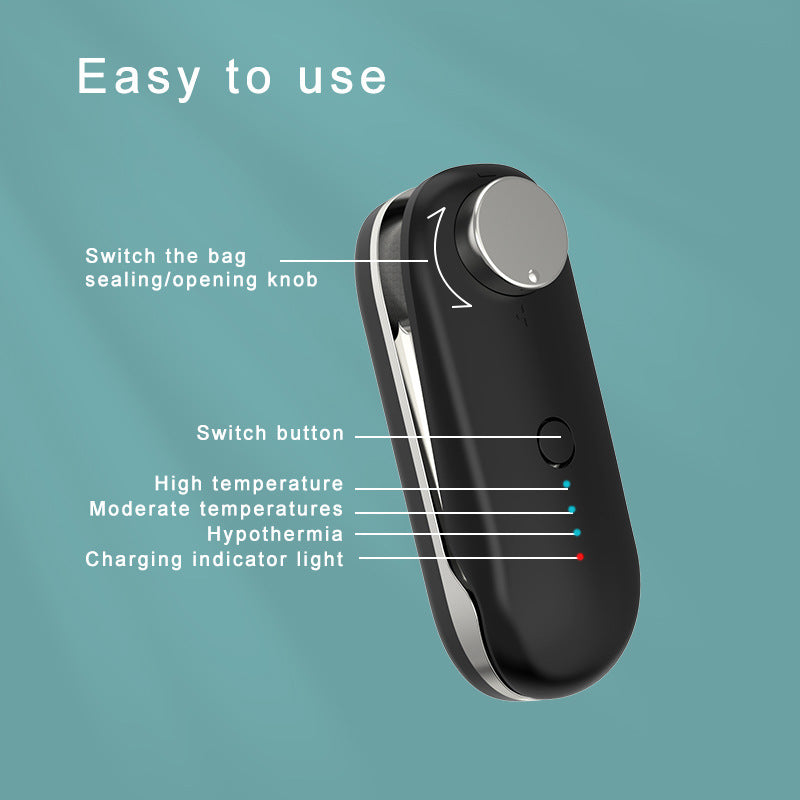 FreshSeal -- Portable Magnetic Bag Sealer