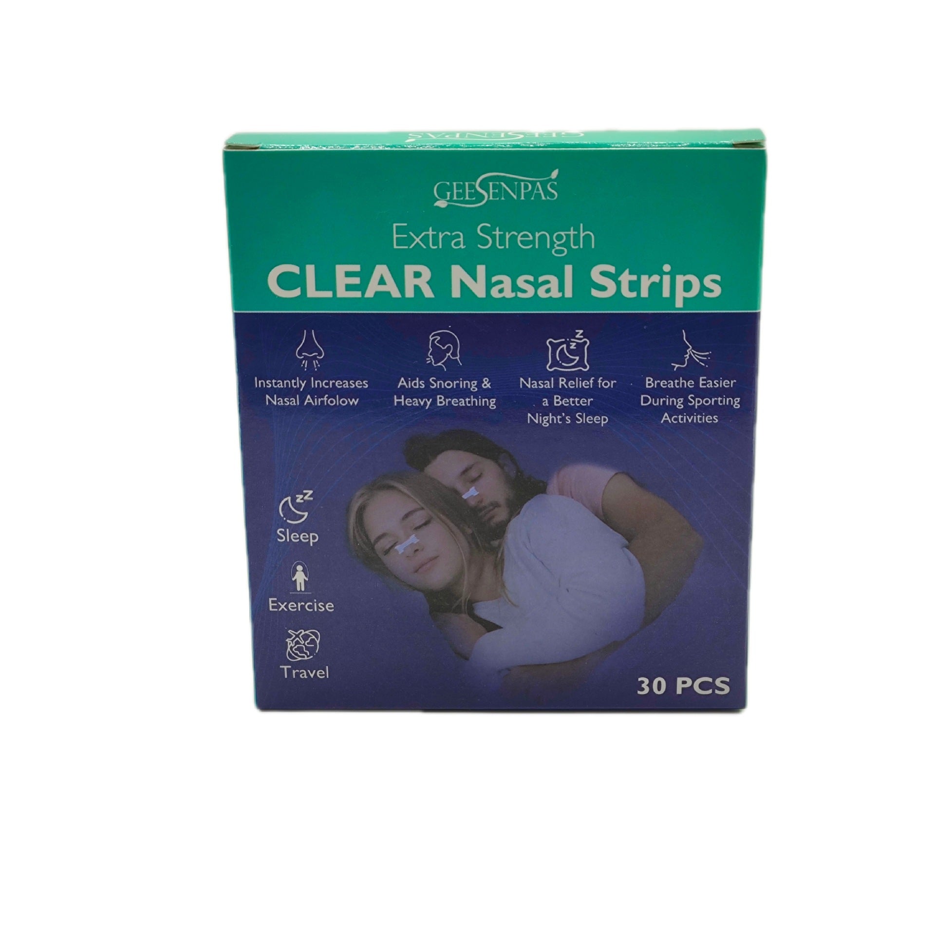 BreatheClear Pro — Nasal Strips for Better Breathing & Less Snoring