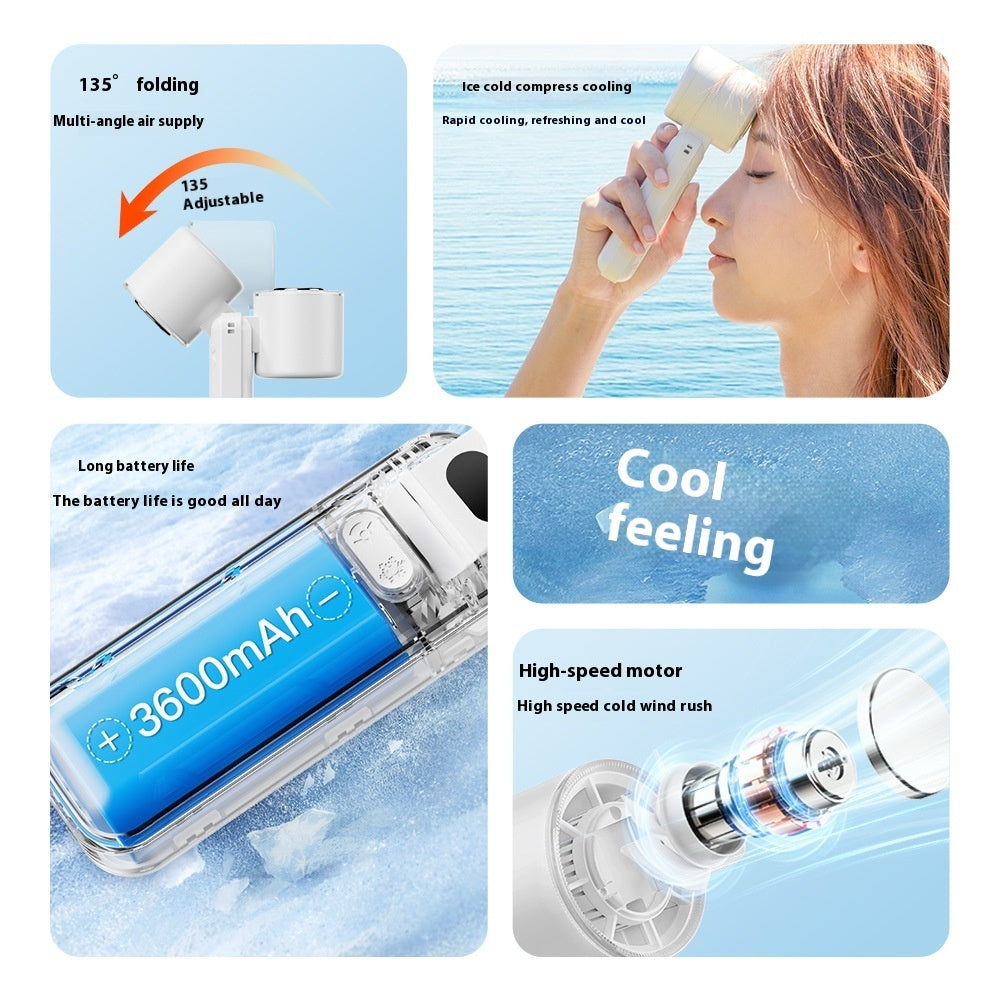 Cool Breeze Pro — Foldable Semiconductor Ice Cooling Fan