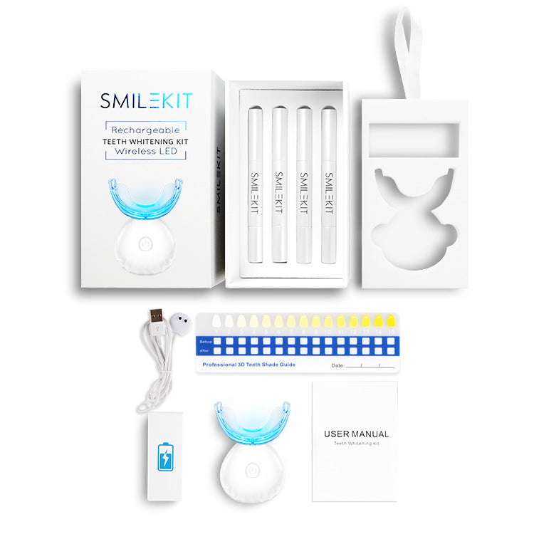 BrightSmile Pro — LED Teeth Whitening Kit with Wireless Charging