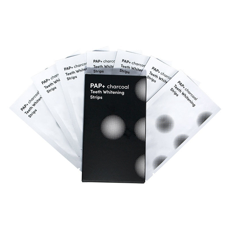 GlowStrip Pro — PAP Activated Charcoal Teeth Whitening Strips